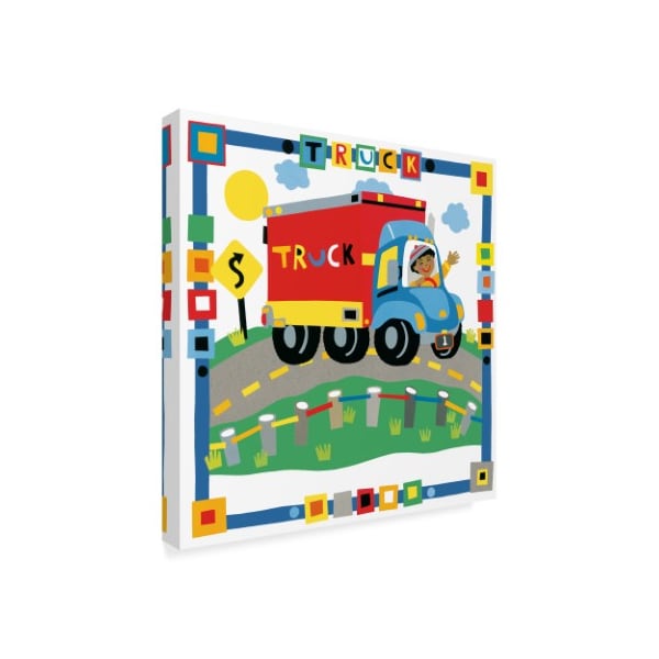 Cheryl Piperberg 'Childrens Truck' Canvas Art,24x24